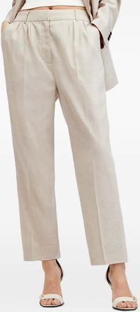 AllSaints Pantaloni con pieghe frontali - Toni neutri