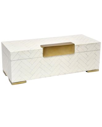Sagebrook Home Elevarre Carley Resin Box