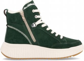 Revolution Womens Lace Up Sneaker In Green