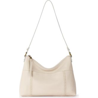 The Sak Melrose Leather Shoulder Bag in Stone at Nordstrom