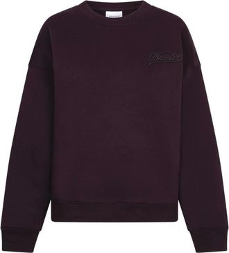 Dante6 Morrison Relaxed Logo Sweater - Dames - Sweatshirts & Hoodies - Paars - Maat: M Katoen