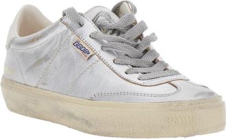 Golden Goose Womens Sneakers Soul-Star Metallic Leather Cow Trainers