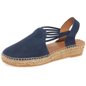 Toni Pons Nuria II Womens Espadrilles 4 Navy Suede