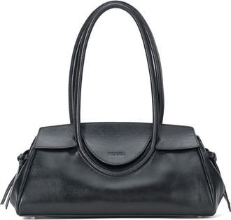 Staud Maude Leather Shoulder Bag in Black at Nordstrom