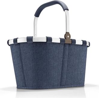 Reisenthel Einkaufskorb REISENTHEL Carrybag, Damen, blau (dunkelblau), Polyester, Einkaufsk&ouml;rbe Einkaufskorb, Aus recyceltem Material