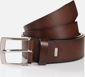 Monti Lederg&uuml;rtel MONTI TUSTON, Herren, Gr. 11,5, braun, Rindsleder, G&uuml;rtel Lederg&uuml;rtel, elegant, langlebig, gl&auml;nzend