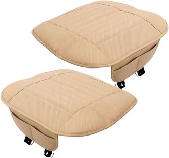 OEM Fundas Antideslizantes De Poliuretano Color Beige Para Asientos (4 Piezas)