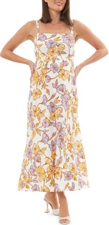 Ripe Brook Floral Maternity Sundress in Natural at Nordstrom, Size Medium