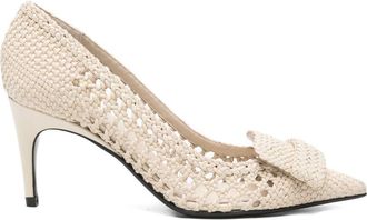Sergio Rossi leren pumps