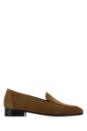 The Row Brown Slip On Loafers