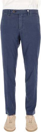 Myths Zeus Chinos - Heren - Chinos - Blauw - S - Wol - Broeken
