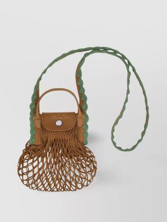 Longchamp craft net bag - xs