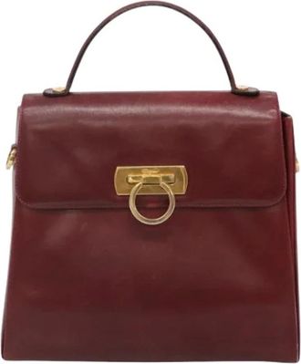 Ferragamo Pre-owned Handbags, female, Red, Size: ONE SIZE Pre-owned Hand Bag