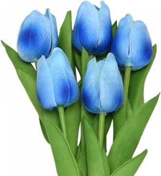 OEM Cinco Tulipanes Artificiales, Con Un Aspecto Muy Realista Y Un Alto Grado De Simulaci&oacute;n, Pueden Utilizarse Para La Decoraci&oacute;n Floral En Hogares, Habit