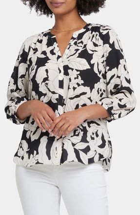 NYDJ Pintuck Top in La Solana at Nordstrom, Size X-Small