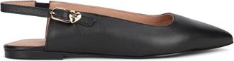 Love Moschino Ballerina Slingback - Dames - Ballerinas - Zwart - 36 EU - Schoenen