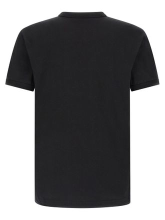 Dolce & Gabbana Logo-Patch Crew Neck T-Shirt - Black