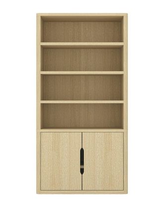Manhattan Comfort Rivington Modern 40In Bookcase Cabinet (4-Shelf)