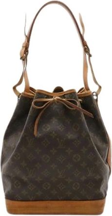 Louis Vuitton Pre-owned Bucket Bags, female, Brown, Size: ONE SIZE Pre-owned Monogram Noe Shoulder Bag