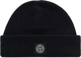 Stone Island Accessories, male, Black, ONE SIZE, S00D7 Patch Logo Hat