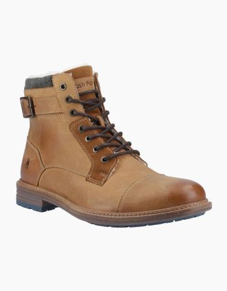 Hush Puppies Mens Jordan Mens Buckle Boots - Brown - Size: 10
