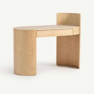 AM.PM Bureau van eikenfineer en leer, Abbas