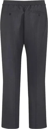 Ami Elasticated Wool Trousers - Gray