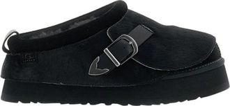 UGG Tazz Western - Dames - Klompen - Zwart - 40 EU - Leer - Schoenen