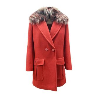 Fendi Mujer, Abrigos, Rojo, Talla: S