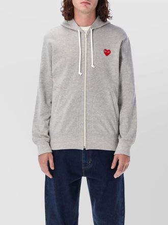 Comme Des Gar&ccedil;ons cotton zip-up hoodie