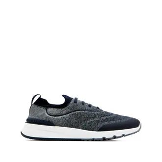 Brunello Cucinelli Knitted Lace-up Sneakers