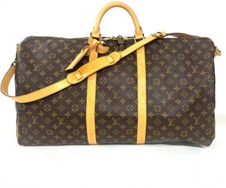 Louis Vuitton Brown Monogram Canvas Boston Bag (Pre-Owned)