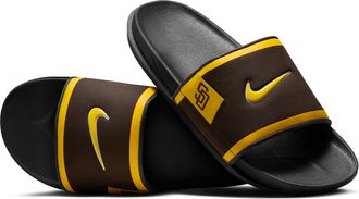 Nike Mens Offcourt (San Diego Padres) Offcourt Slides in Brown | FN4314-200
