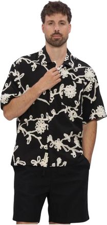 Woodbird Overhemden, Heren, Zwart, S, WBWang Bind Shirt