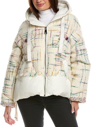 Khrisjoy Khris Wool-Blend Tweed Puffer Jacket