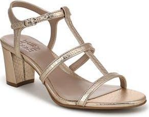 Naturalizer Bristol Cage Sandal in Champagne Snake Faux Leather at Nordstrom Rack, Size 9.5