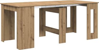 vidaXL Mesa De Comedor Roble Artisan 180 X 85 X 75 Cm Vidaxl