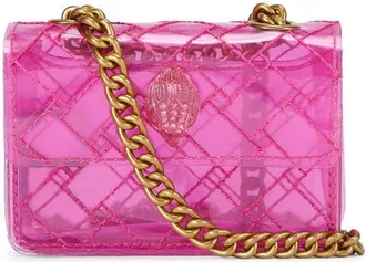 Kurt Geiger Micro Kensington Vinyl Crossbody Bag in Bright Pink at Nordstrom