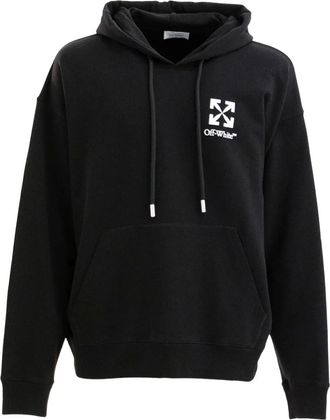 Off-white Felpa con cappuccio - Nero