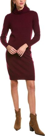 Fort&eacute; Cashmere Turtleneck Wool & Cashmere-Blend Sweaterdress