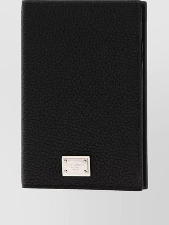 Dolce & Gabbana leather passport holder