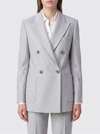 Eleventy Blazer doppiopetto in misto lana e cashmere con rever a lancia