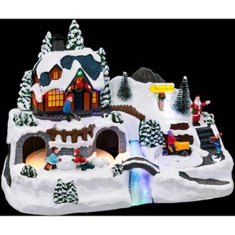 F&eacute;&eacute;ric Lights & Christmas F&eacute;&eacute;ric Lights And Christmas - Pueblo Navide&ntilde;o Animado 12 Led + Transformador - Feeric Lights & Christmas