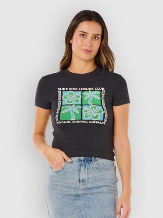 Rip Curl Surf Side Fitted Camiseta negro