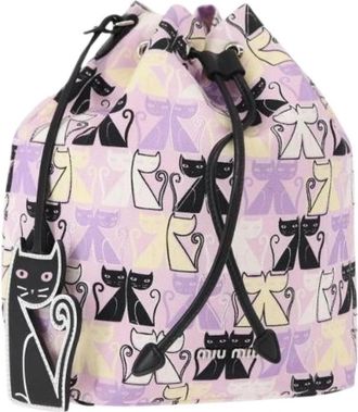 Miu Miu Pre-owned Canvas Pouch - Dames - Vintage Tas - Veelkleurig - ONE Size - Vintage