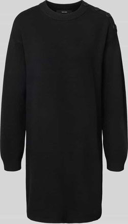 Vero Moda Fließendes Strickkleid aus Viskose-Mix Modell SABA in Black, Größe XL