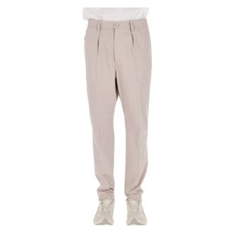 Eleventy Slim-fit Trousers, male, Beige, Size: W32 Slim-fit Trousers