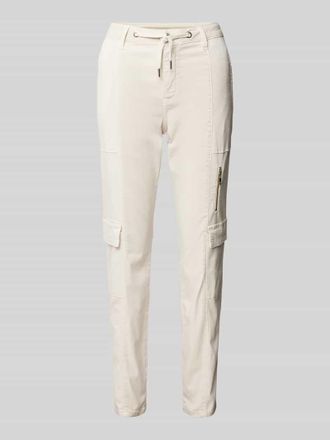 Monari Slim Fit Cargohose mit Tunnelzug in Beige, Gr&ouml;&szlig;e 44