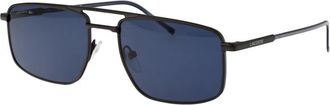 Lacoste Stijlvolle Zonnebril - Heren - Zonnebrillen - Zwart - 56 MM - Accessoires