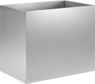 vidaXL Macetero De Jard&iacute;n Plateado 50 X 40 X 50 Cm Acero Galvanizado Vidaxl